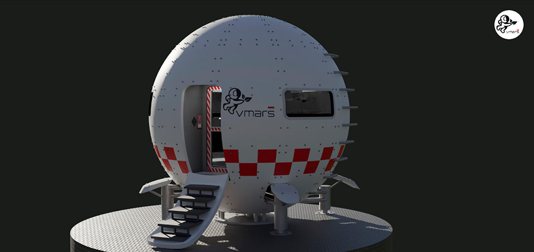 VMARS – v.u.f.o.c Mars Analogue Research Station, a project by ISSS – Indonesia Space Science Society, the first Mars Analog blueprint initiative in Southeast Asia.
