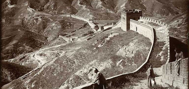 The Great Wall of China by Herbert Ponting, 1870-1935. 