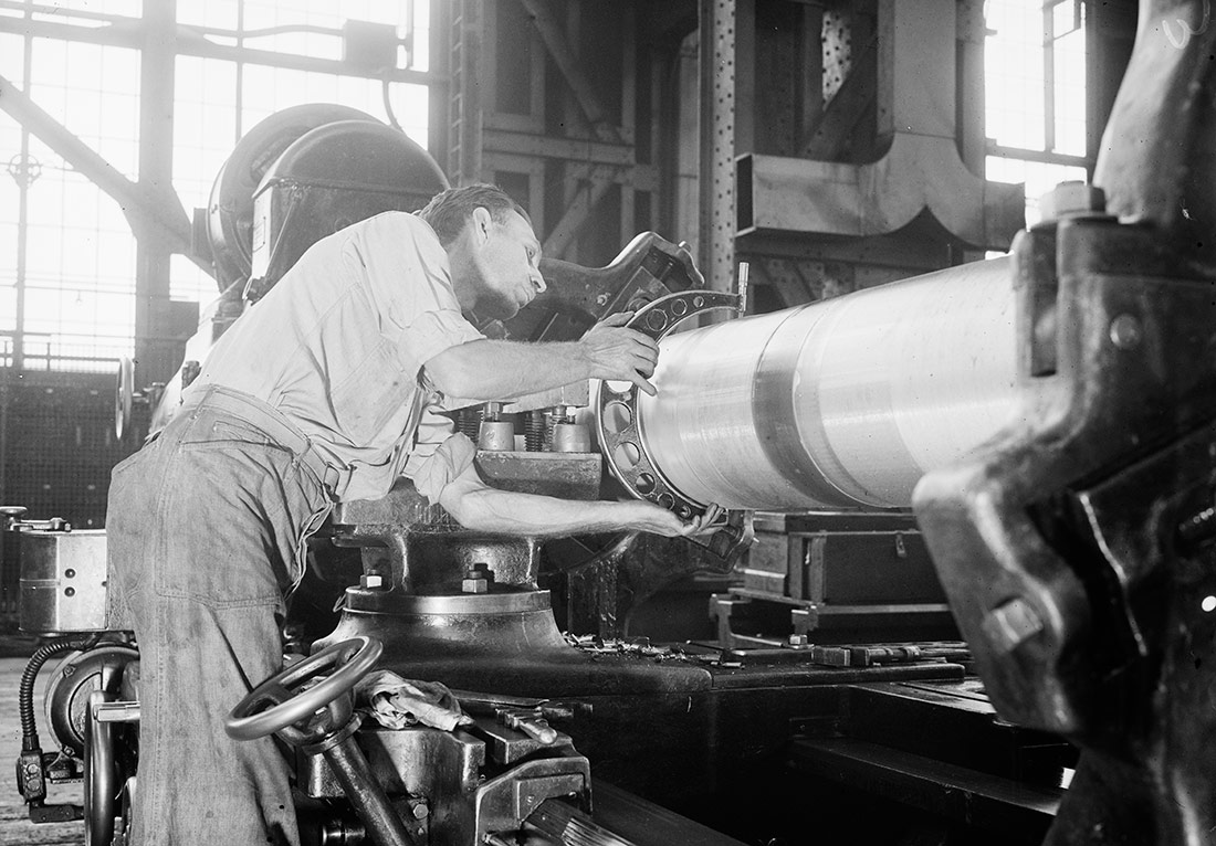 Artillery production, 1936 or 1937
