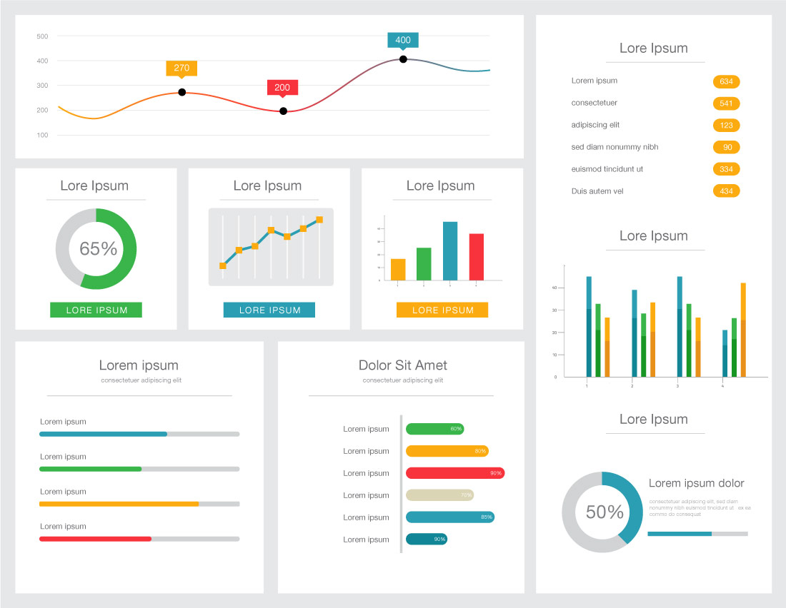 Web analytics dashboard template | freepik.com