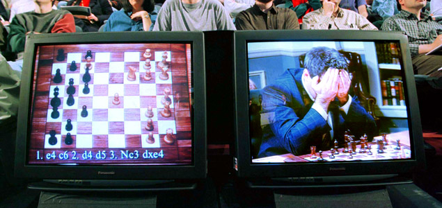 The victory of Deep Blue against Kasparov in 1997.