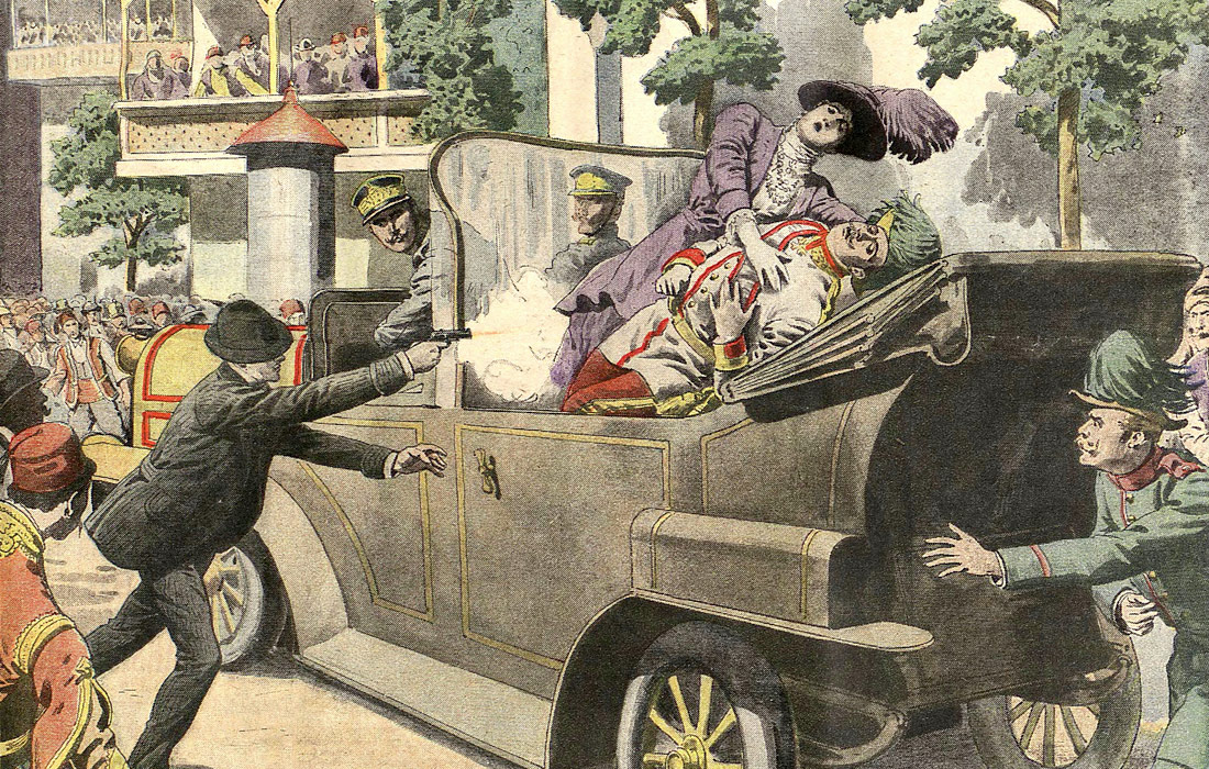 Assassinat de l'arxiduc Franz Ferdinand d'Àustria, 1914