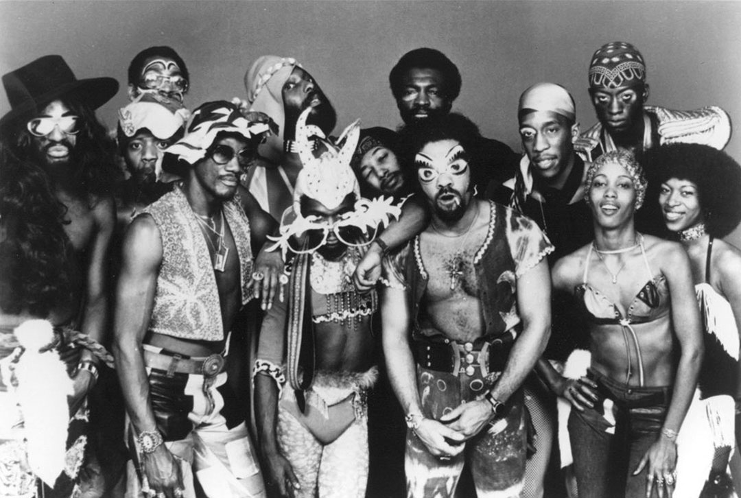 El grupo de funk Parliament, 1976