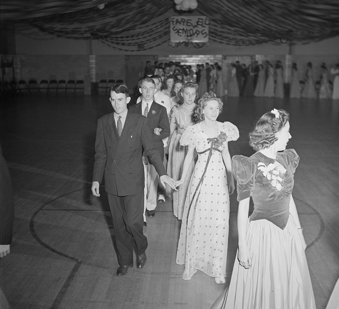 Baile de graduación. Maryland, 1942