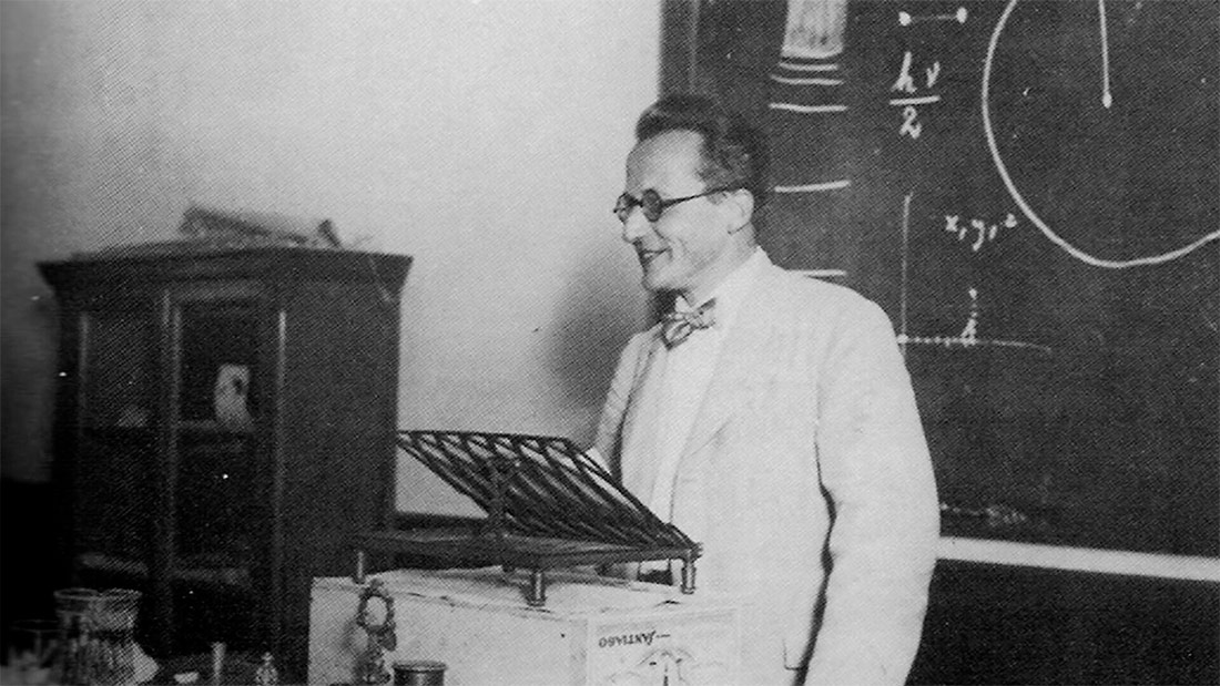 Schrödinger in Santiago de Compostela, August 1934