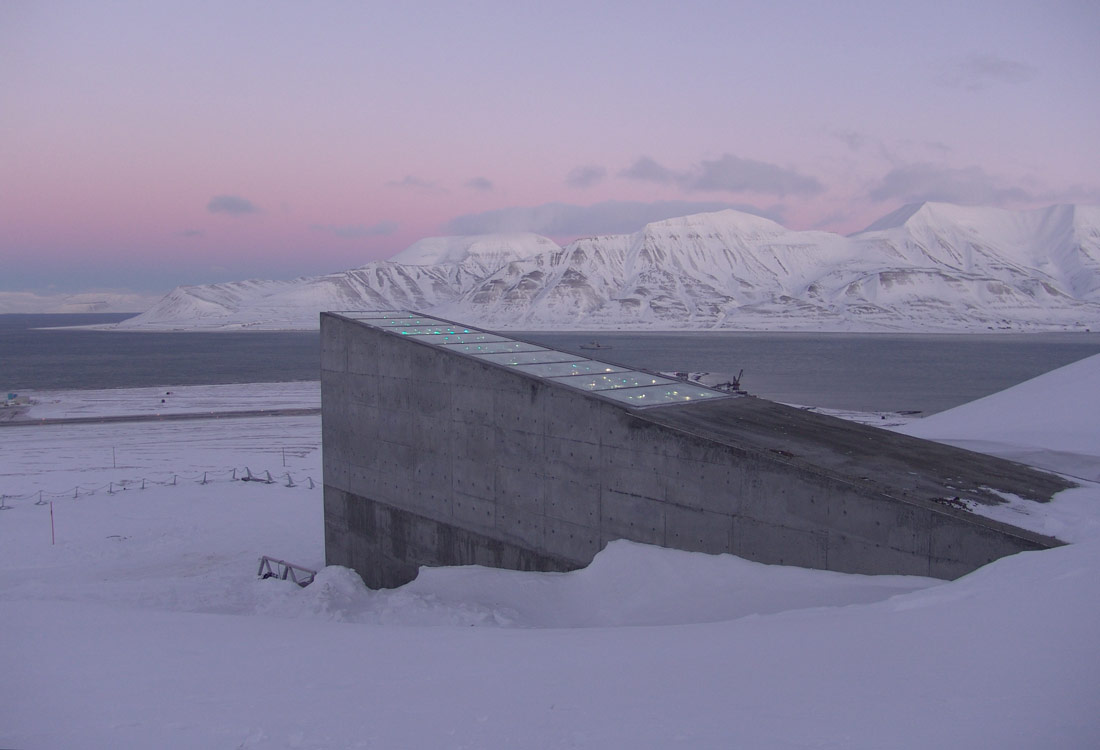 The Svalbard Global Seed Vault is a secure seed bank on the Norwegian island of Spitsbergen | Landbruks- og matdepartementet | CC BY-ND