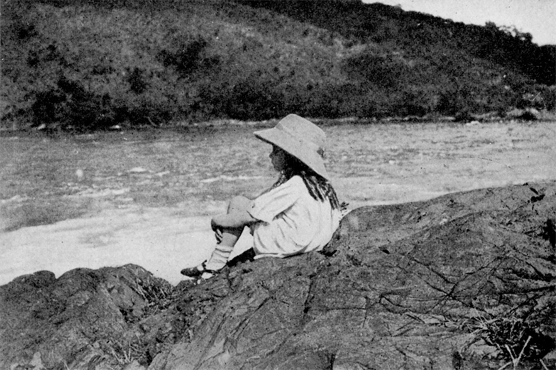 Alice Sheldon at the river
